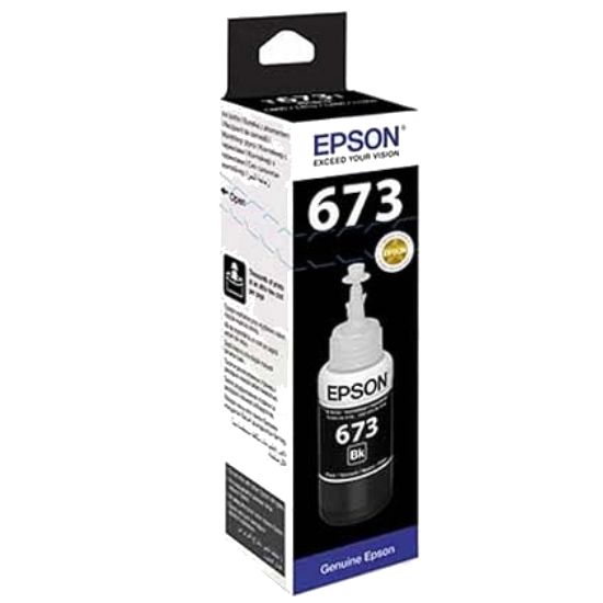 Epson 673 BK Ink Bottle (Black) - 70 ml